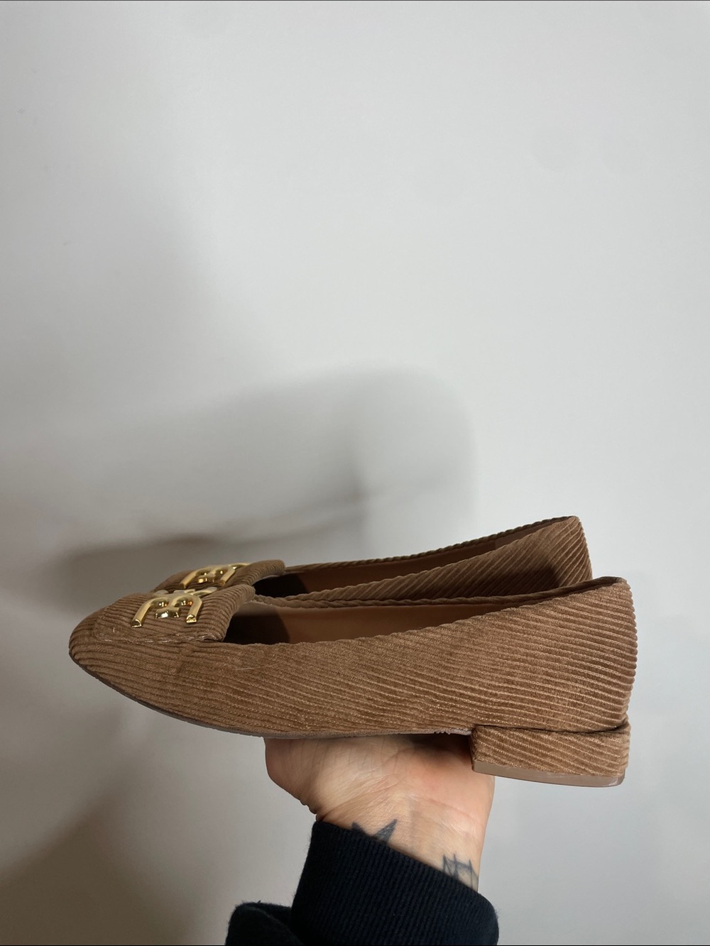 Sam Edelman | Emina Riding-Bit Brown Corduroy Loafers Size 8 - Picture 5 of 8